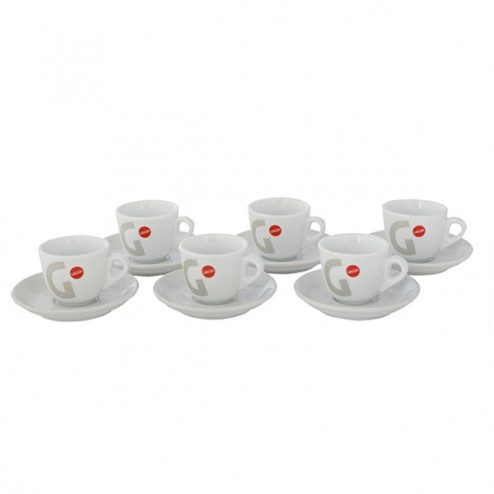 Gaggia Milano 6 Cups And Saucers