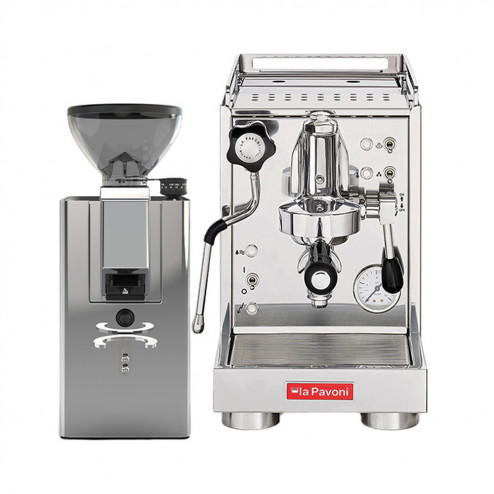 La Pavoni Mini Cellini & New Kube Mill Cromo