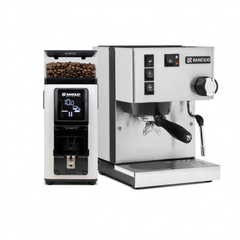 Rancilio Silvia V6 E & Rancilio Stile White