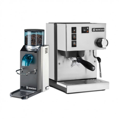 Rancilio Silvia V6 E Latest Edition + Rancilio Rocky SD