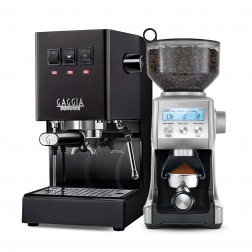 Gaggia Classic Evo Pro Musta & Sage the Smart Grinder Pro