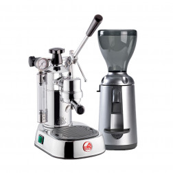 La Pavoni PL LPLPLQ01EU & Nuova Simonelli Grinta Chrome AMMT