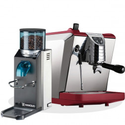 Nuova Simonelli Oscar 22 New version Red & Rancilio Rocky SD