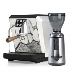 Nuova Simonelli Oscar Mood Musta säiliöllä & Nuova Simonelli Grinta Chrome  AMMT